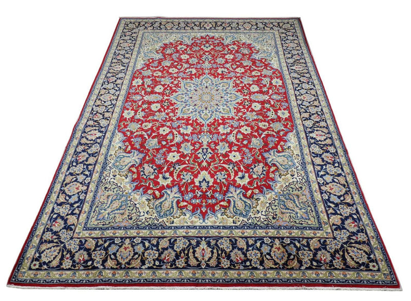 Tappeto Persero - Isfahan - Premio - 303 x 203 cm - rosso
