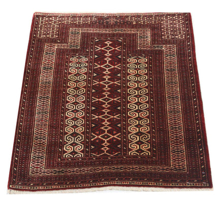Tappeto afgano - Bukhara - 120 x 90 cm - rosso scuro