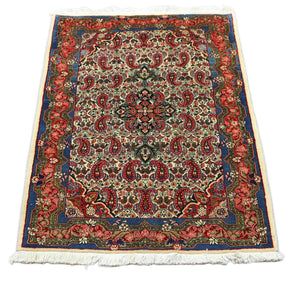 Tappeto Persero - Bidjar - 150 x 100 cm - blu