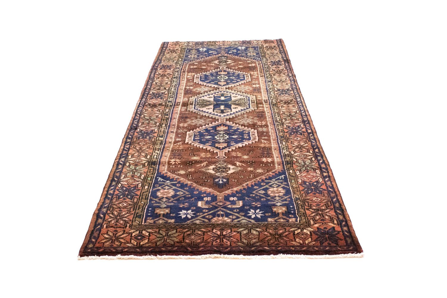 Tappeto corsia Tappeto Persero - Nomade - 303 x 115 cm - blu