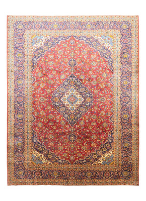Tappeto Persero - Keshan - 401 x 304 cm - rosso