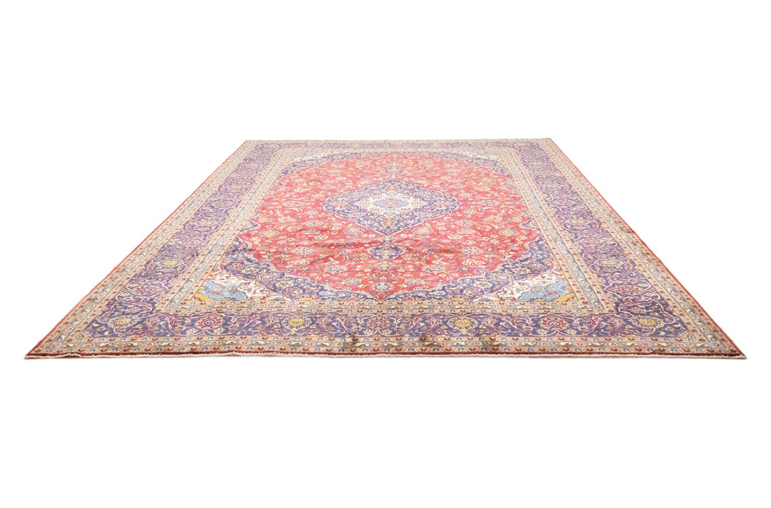 Tappeto Persero - Keshan - 401 x 304 cm - rosso