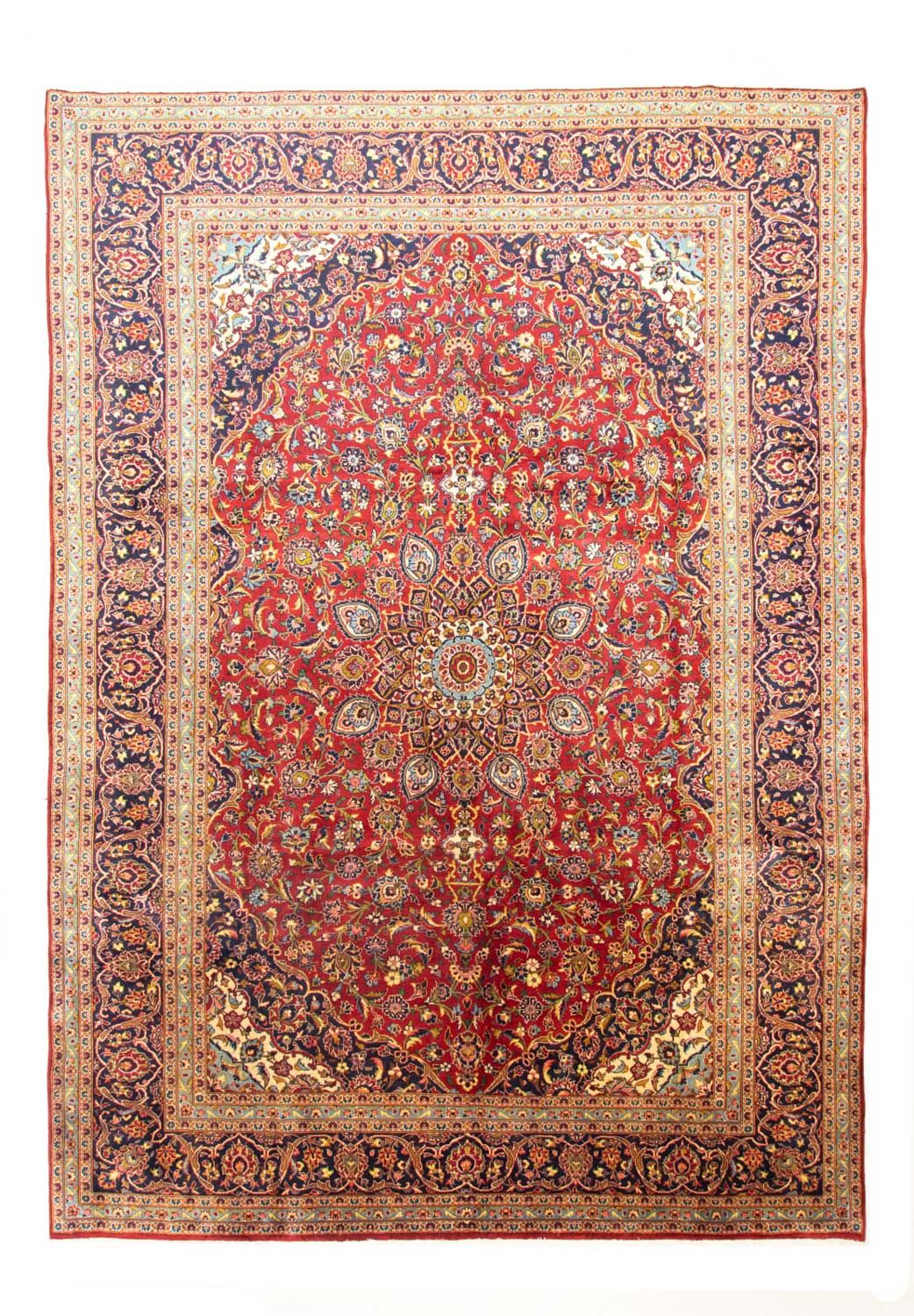 Tappeto Persero - Keshan - 407 x 292 cm - rosso