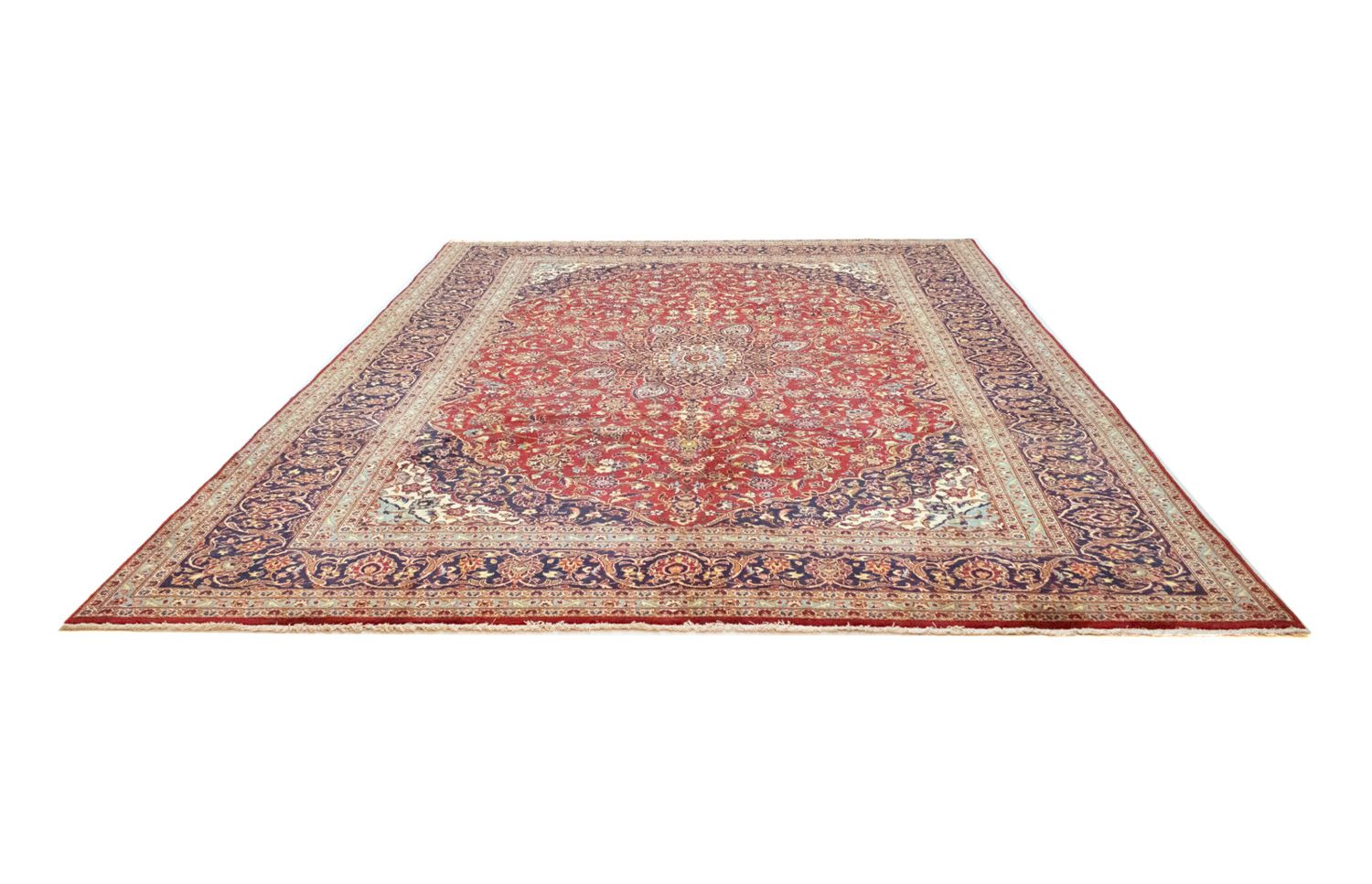 Tappeto Persero - Keshan - 407 x 292 cm - rosso