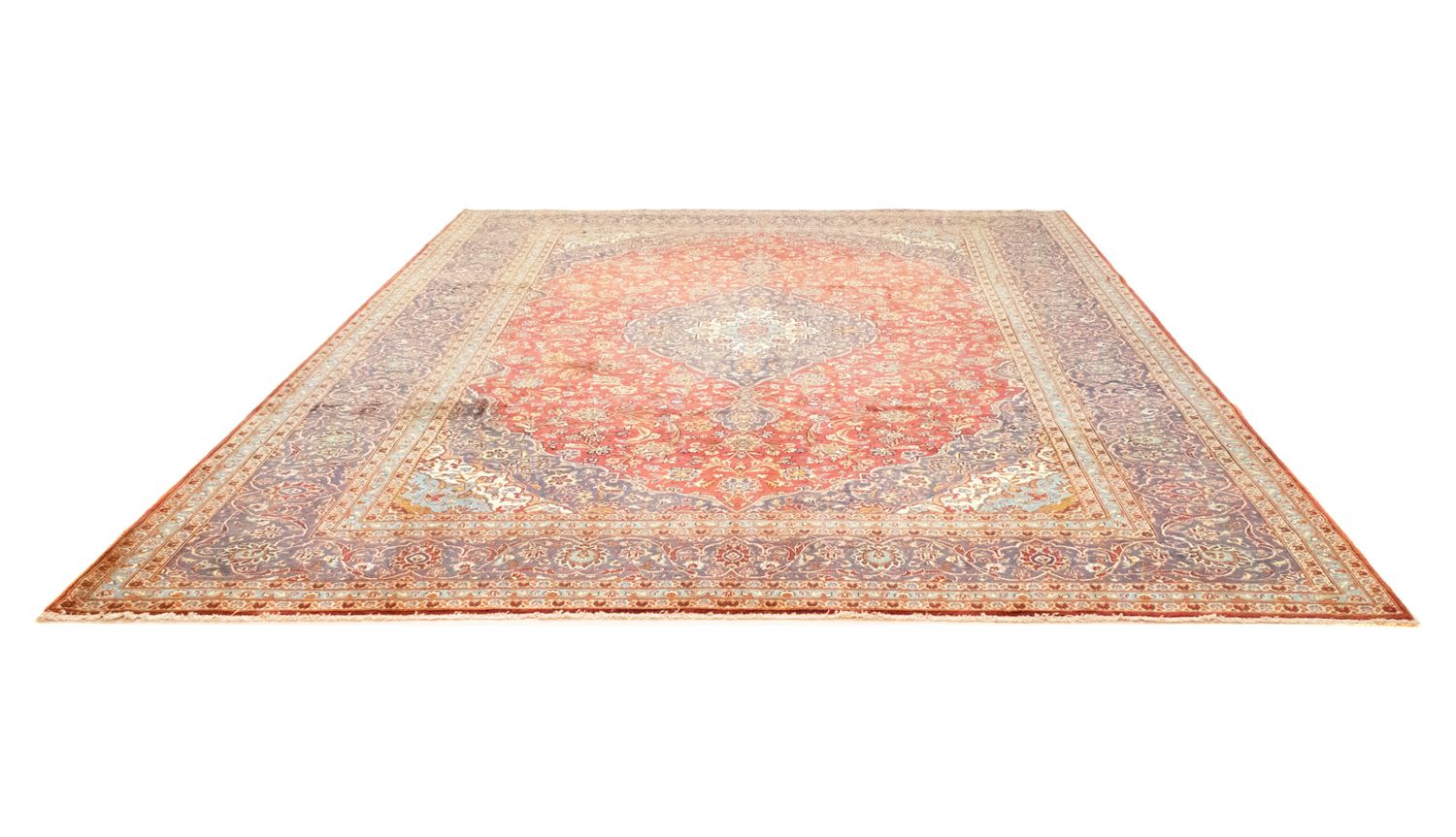 Tappeto Persero - Keshan - 397 x 300 cm - arancione