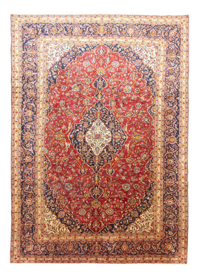 Tappeto Persero - Keshan - 415 x 291 cm - blu