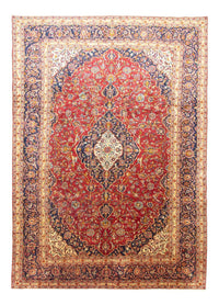 Tappeto Persero - Keshan - 415 x 291 cm - blu