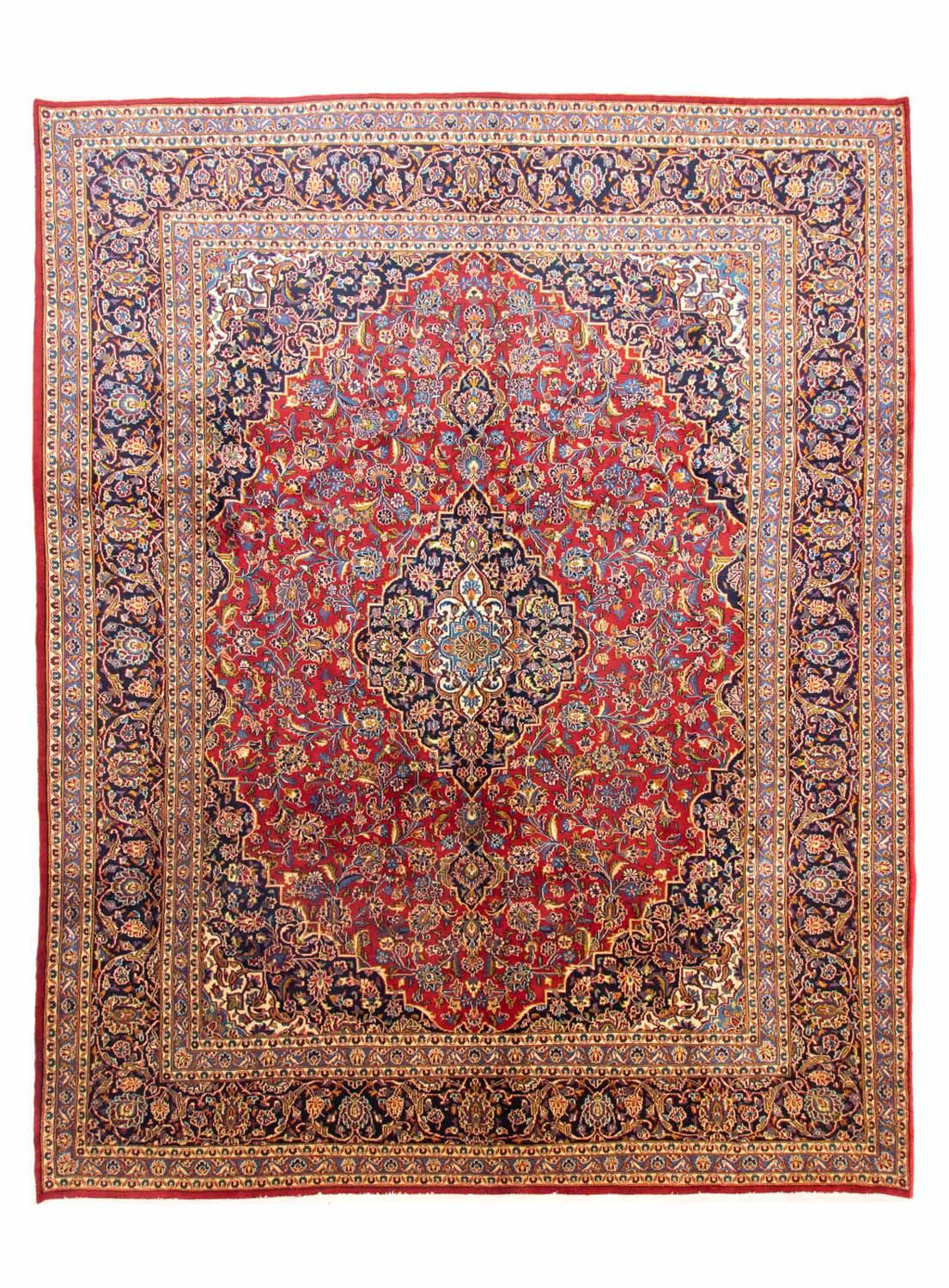 Tappeto Persero - Keshan - 384 x 303 cm - blu