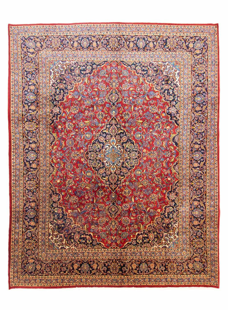 Tappeto Persero - Keshan - 384 x 303 cm - blu