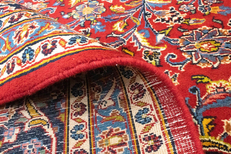 Tappeto Persero - Keshan - 384 x 303 cm - blu
