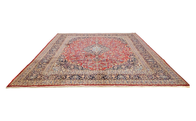Tappeto Persero - Keshan - 384 x 303 cm - blu