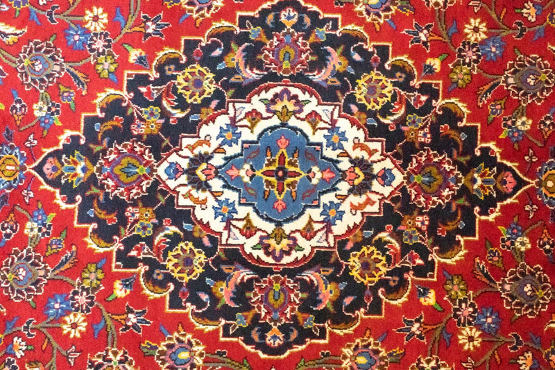 Tappeto Persero - Keshan - 344 x 246 cm - rosso