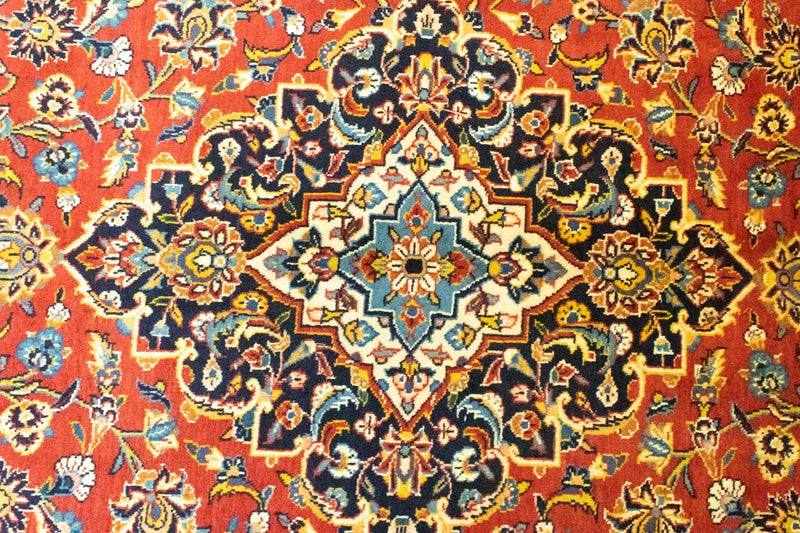 Tappeto Persero - Keshan - 382 x 270 cm - arancione
