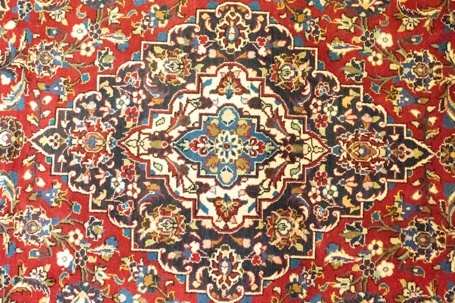 Tappeto Persero - Keshan - 356 x 251 cm - rosso