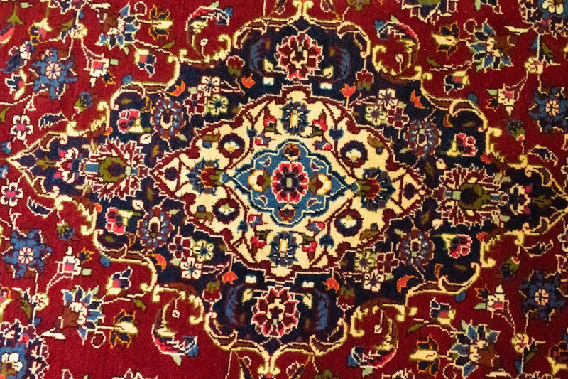Tappeto Persero - Keshan - 361 x 244 cm - rosso
