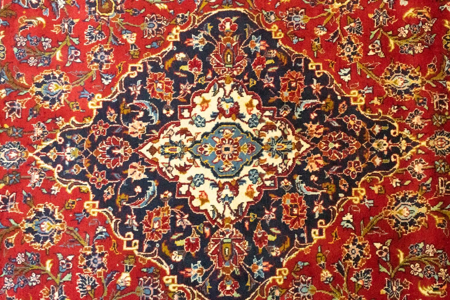 Tappeto Persero - Keshan - 358 x 255 cm - rosso