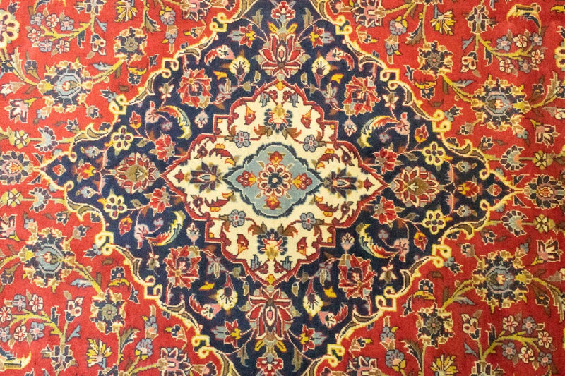 Tappeto Persero - Keshan - 345 x 251 cm - rosso