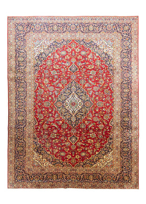 Tappeto Persero - Keshan - 390 x 297 cm - rosso