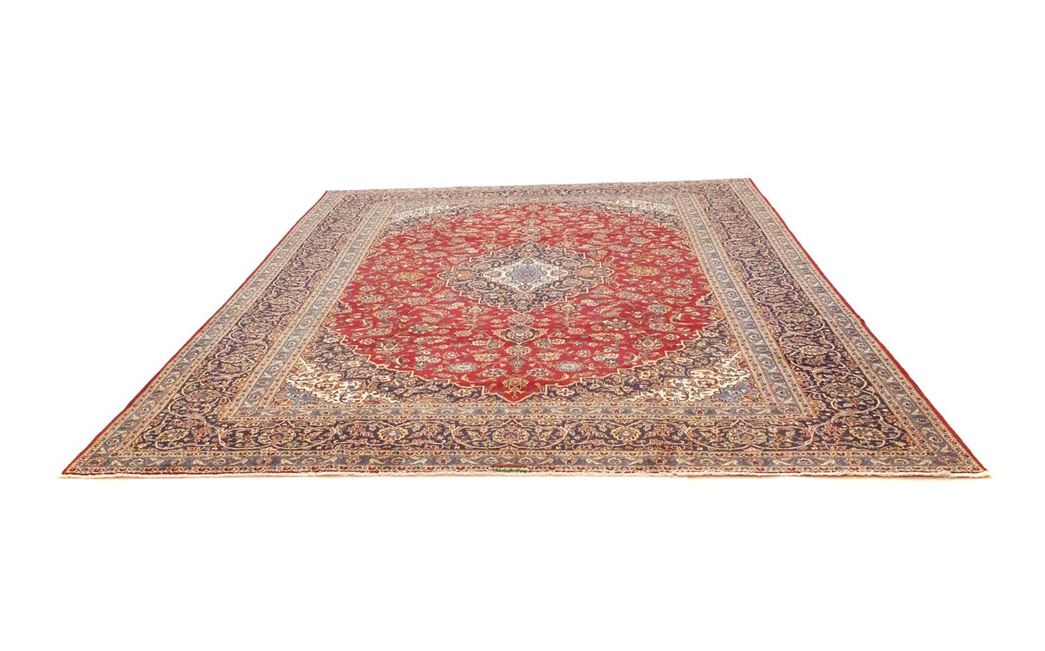 Tappeto Persero - Keshan - 391 x 294 cm - rosso