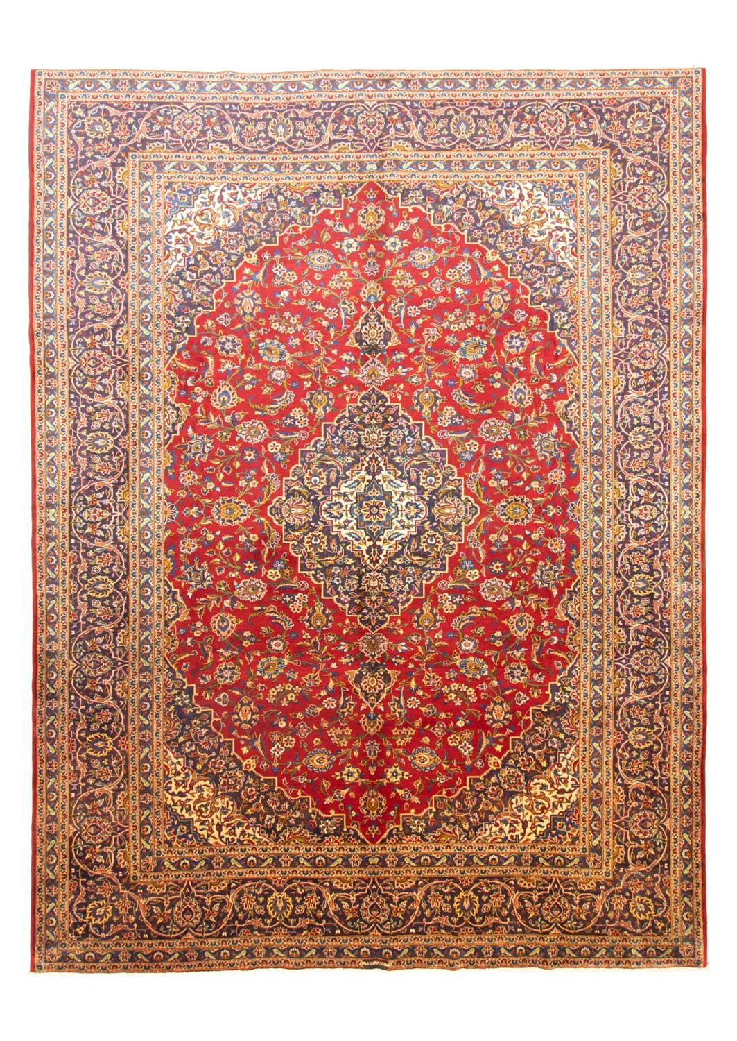 Tappeto Persero - Keshan - 400 x 295 cm - rosso