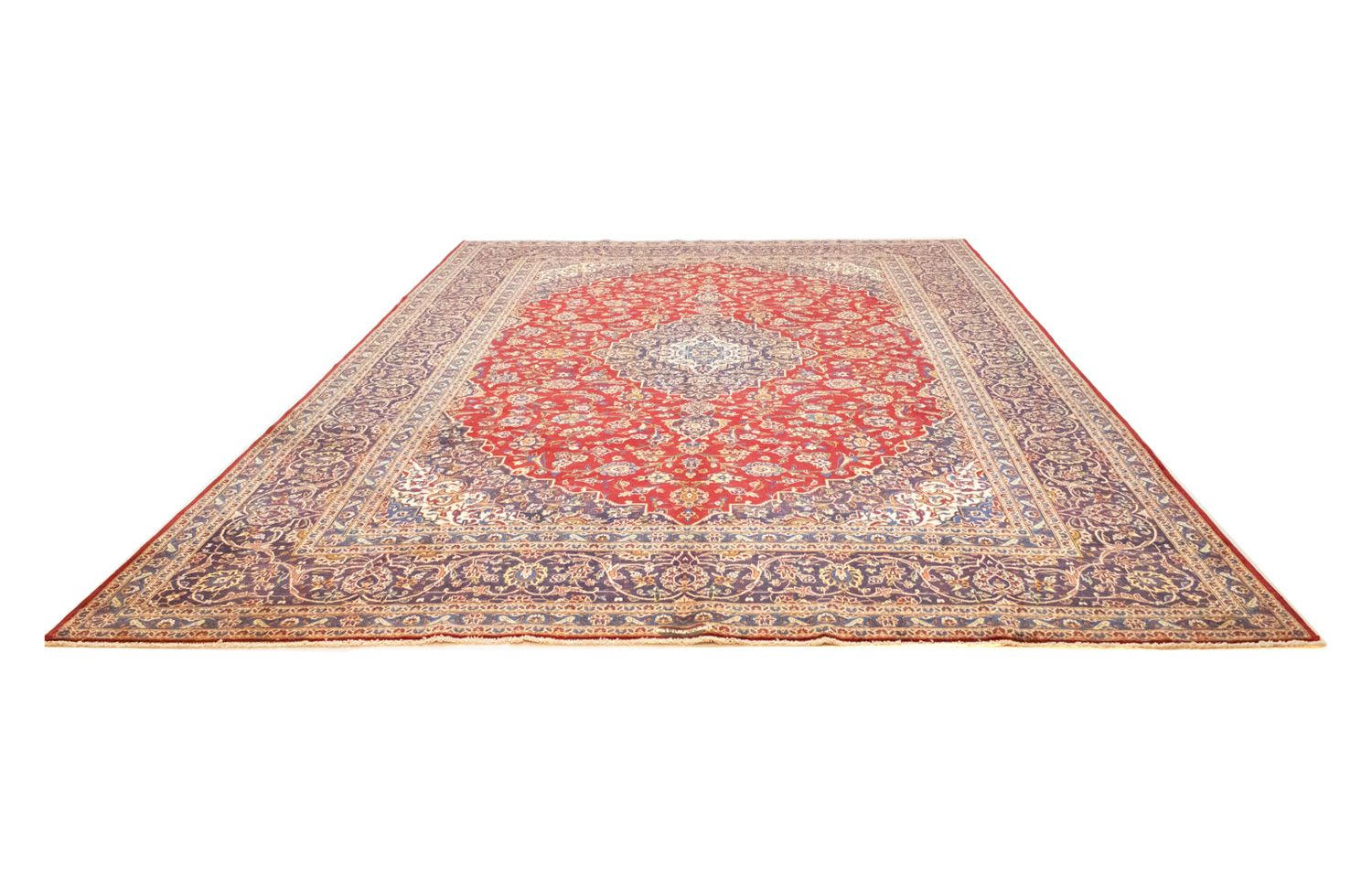 Tappeto Persero - Keshan - 400 x 295 cm - rosso