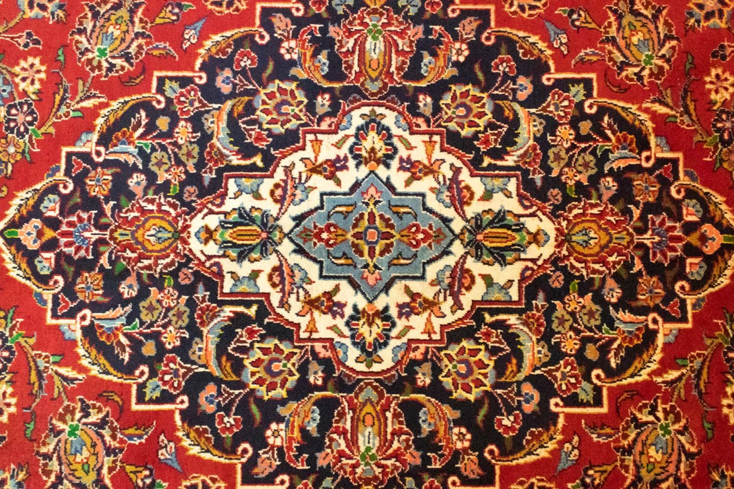 Tappeto Persero - Keshan - 398 x 298 cm - rosso