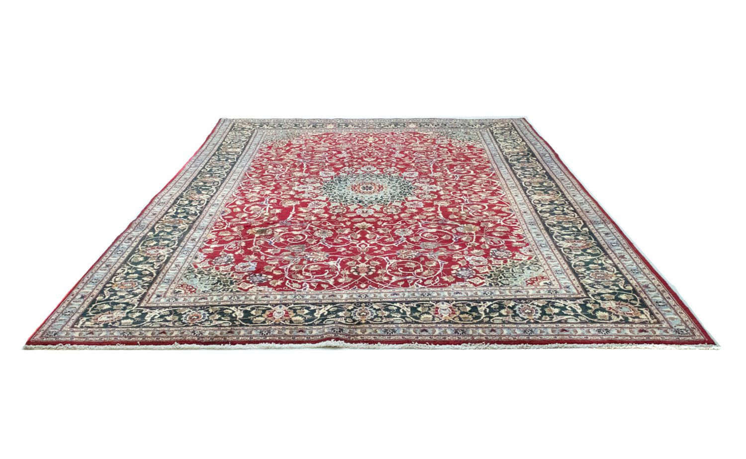 Tappeto Persero - Keshan - 345 x 249 cm - rosso