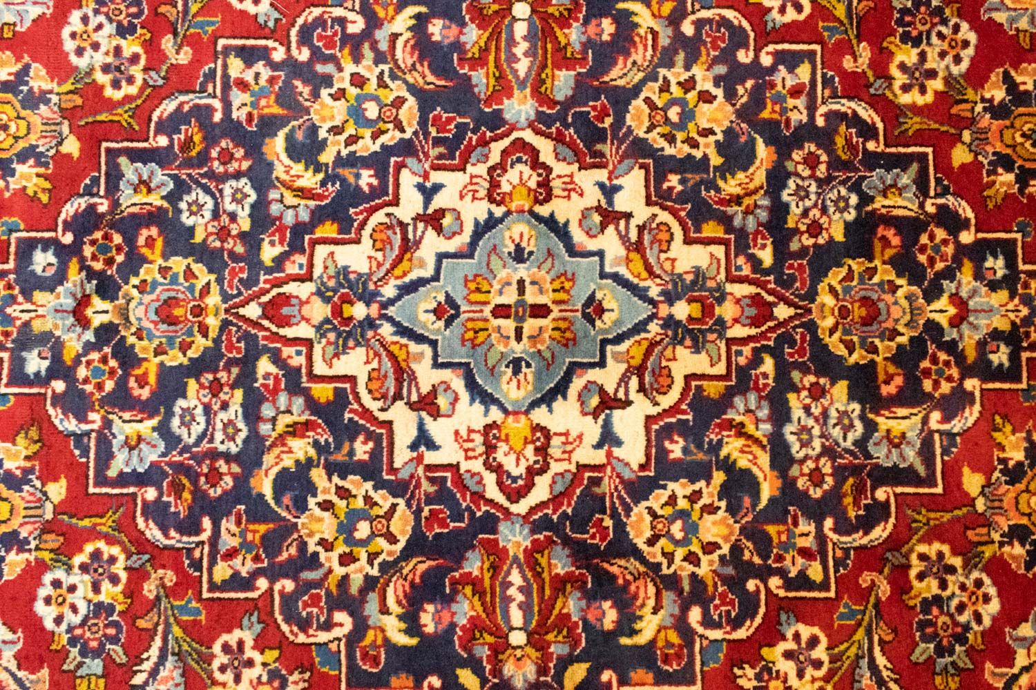 Tappeto Persero - Keshan - 402 x 297 cm - rosso