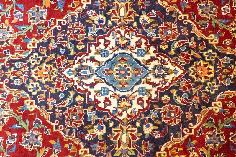Tappeto Persero - Keshan - 383 x 246 cm - rosso