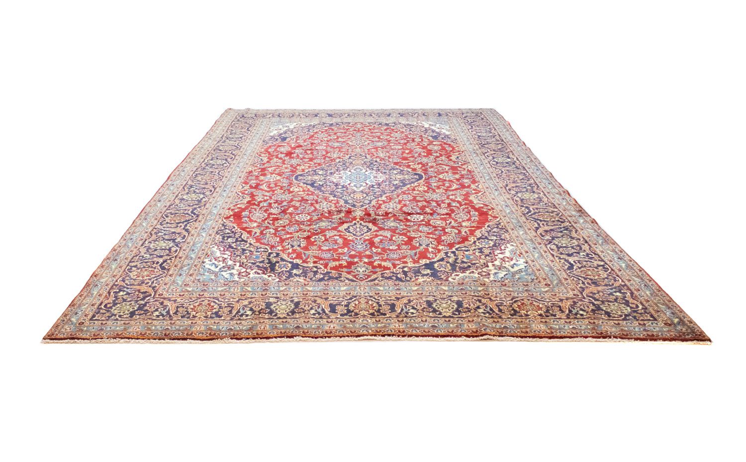 Tappeto Persero - Keshan - 383 x 246 cm - rosso
