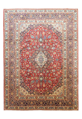 Tappeto Persero - Keshan - 384 x 280 cm - rosso