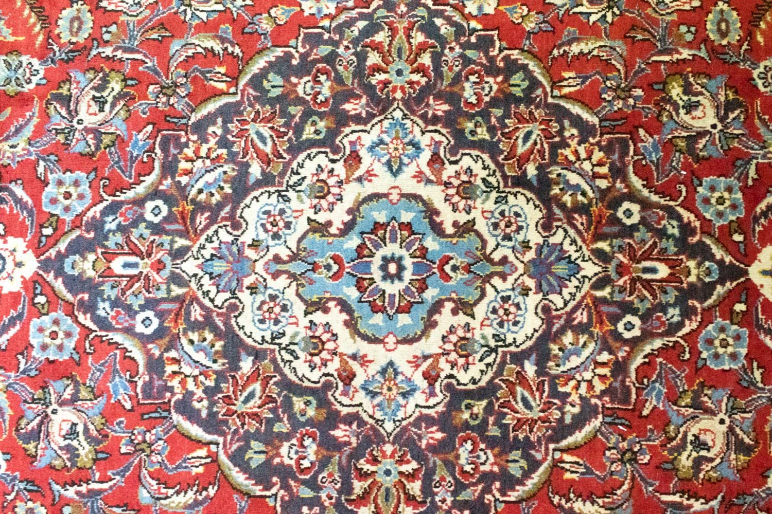 Tappeto Persero - Keshan - 384 x 280 cm - rosso