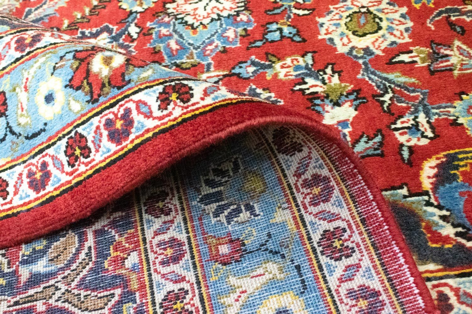 Tappeto Persero - Keshan - 384 x 280 cm - rosso