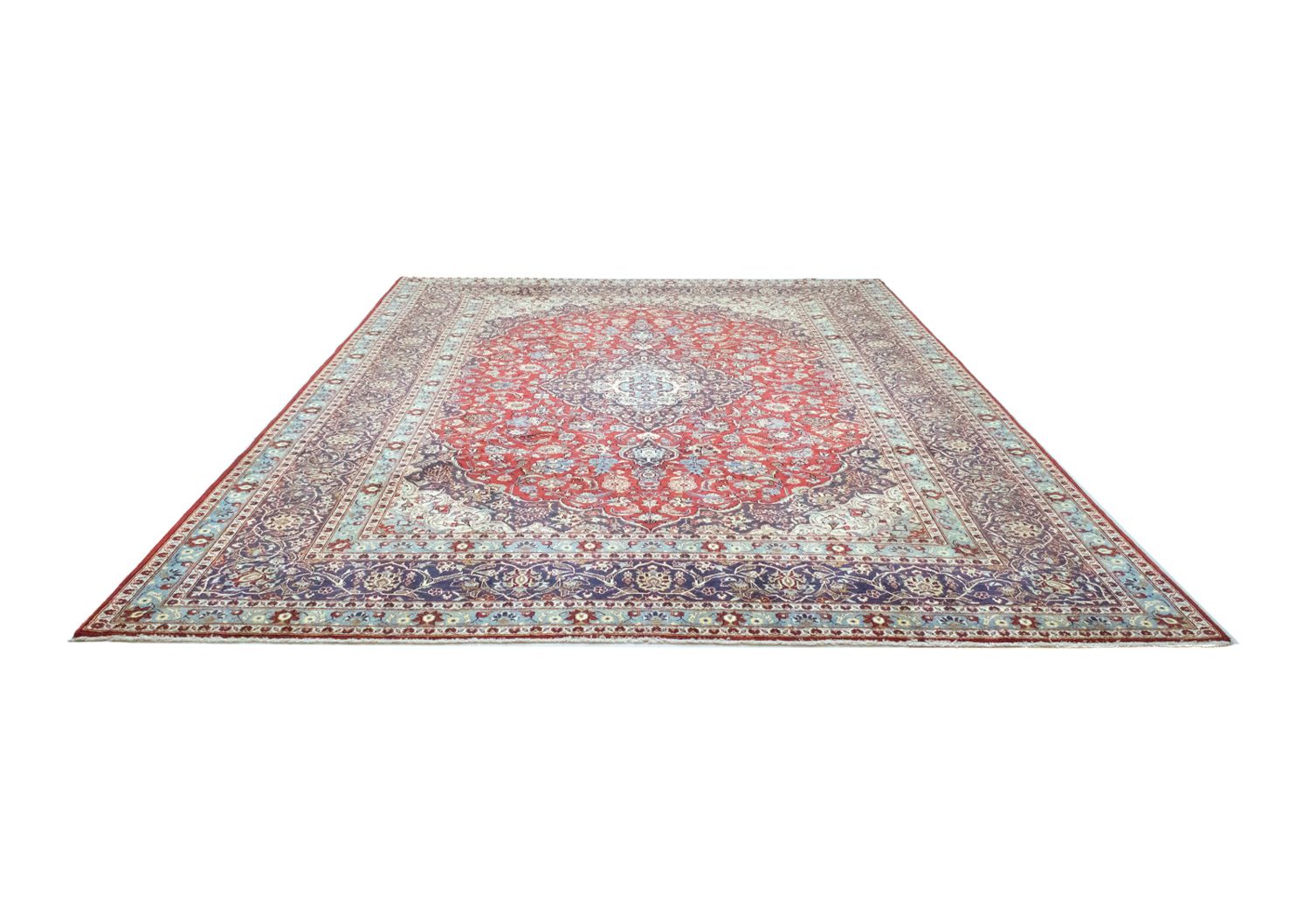 Tappeto Persero - Keshan - 384 x 280 cm - rosso