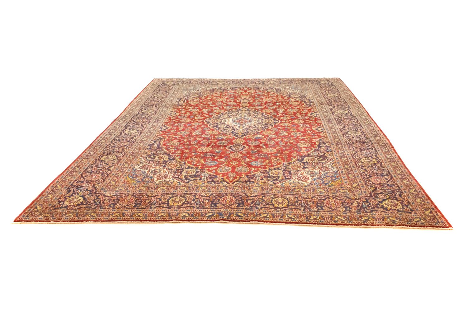 Tappeto Persero - Keshan - 406 x 307 cm - arancione