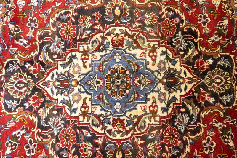 Tappeto Persero - Keshan - 420 x 291 cm - rosso
