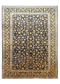 Tappeto Persero - Keshan - 410 x 311 cm - blu