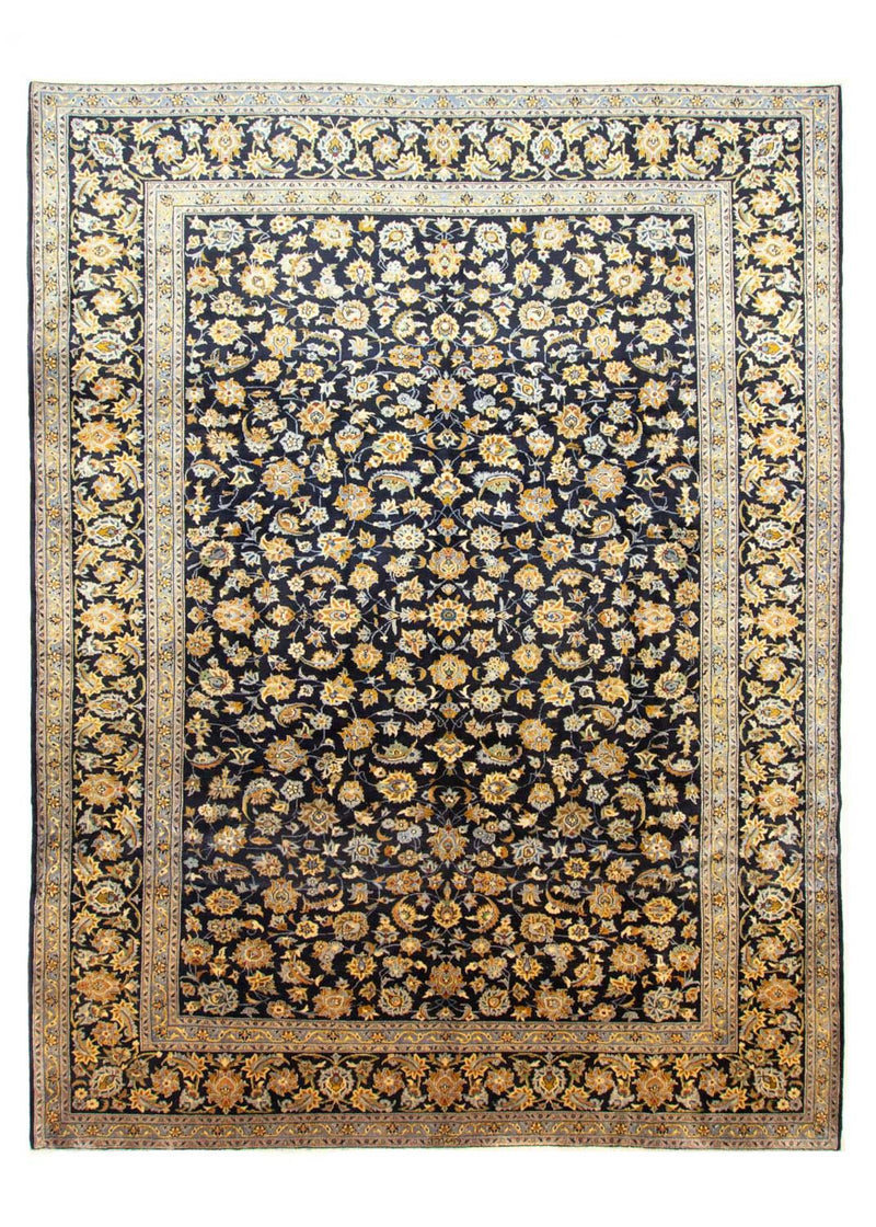 Tappeto Persero - Keshan - 410 x 311 cm - blu