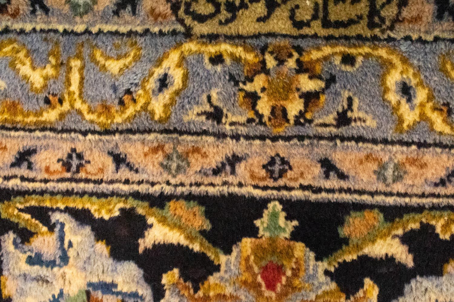 Tappeto Persero - Keshan - 410 x 311 cm - blu