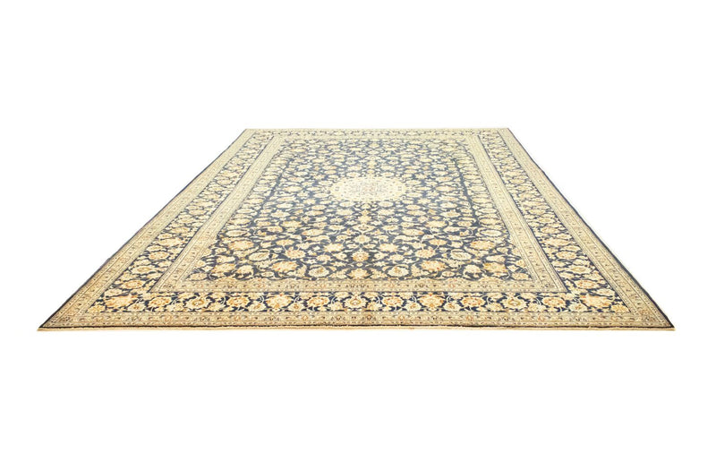 Tappeto Persero - Keshan - 423 x 298 cm - blu