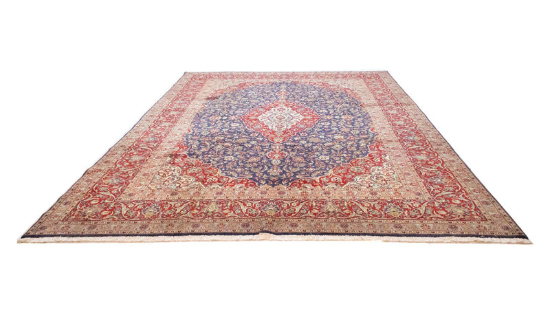 Tappeto Persero - Keshan - 433 x 300 cm - blu