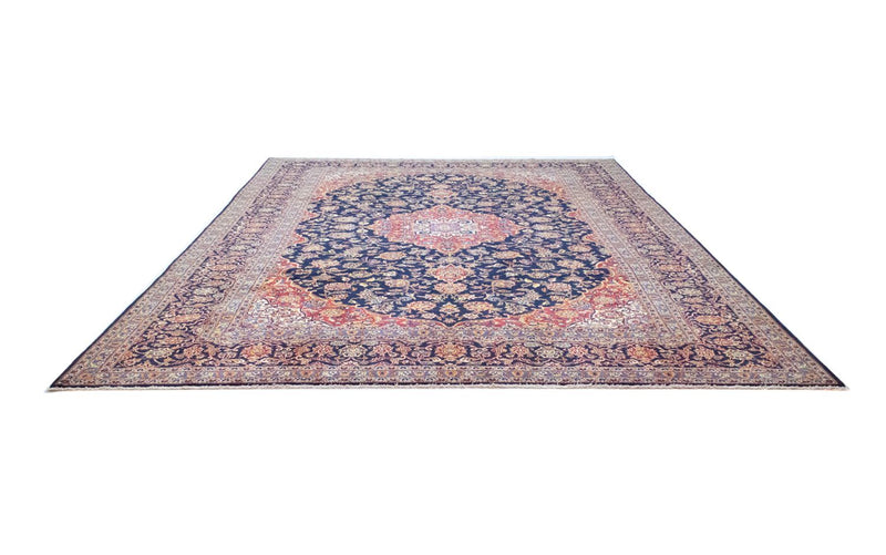 Tappeto Persero - Keshan - 396 x 287 cm - blu