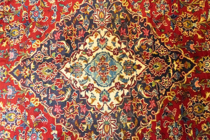 Tappeto Persero - Keshan - 401 x 294 cm - rosso