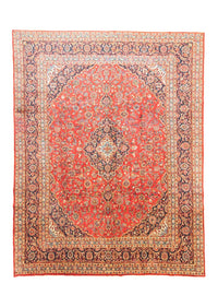 Tappeto Persero - Keshan - 375 x 292 cm - rosso