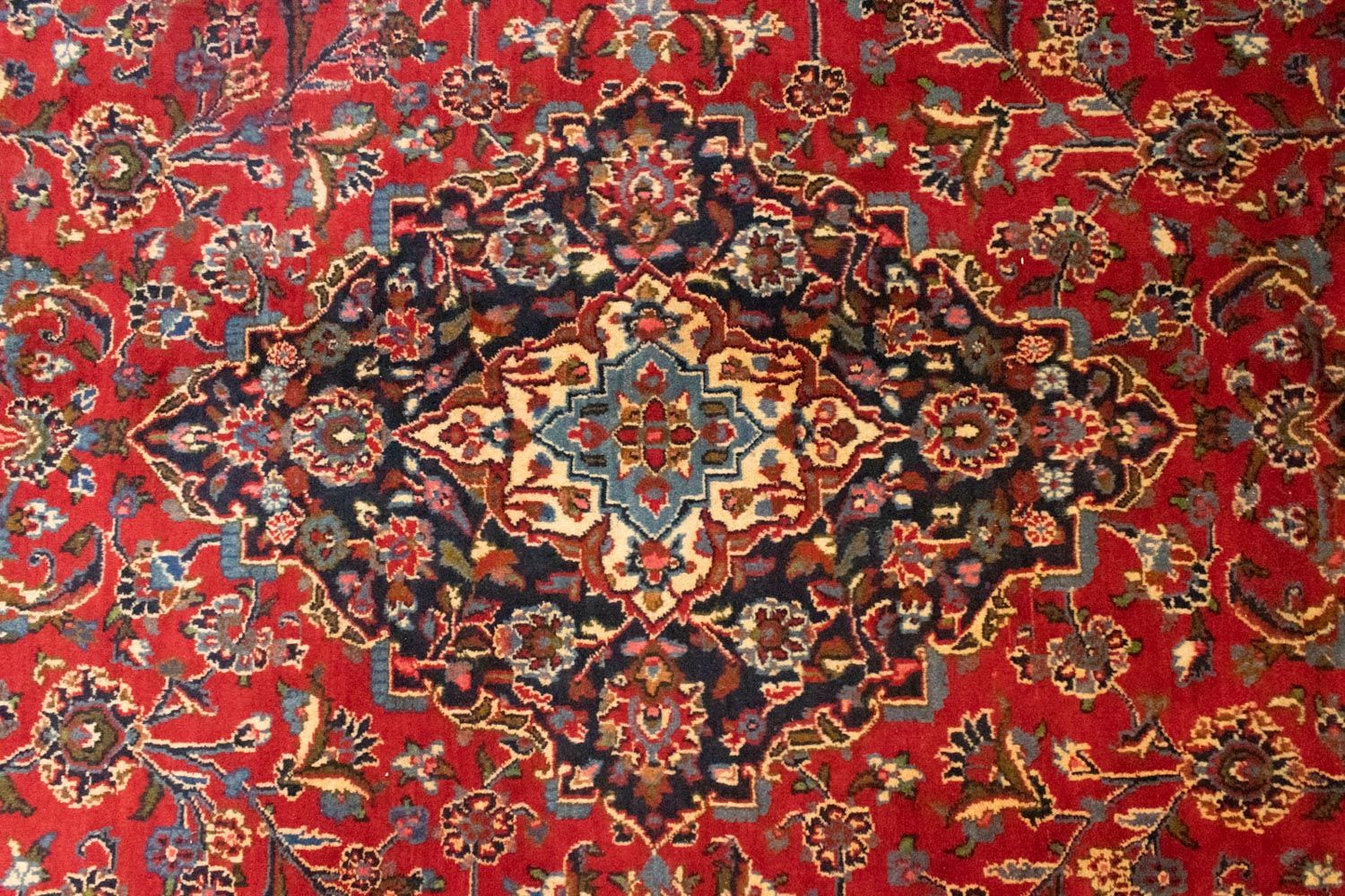 Tappeto Persero - Keshan - 375 x 292 cm - rosso