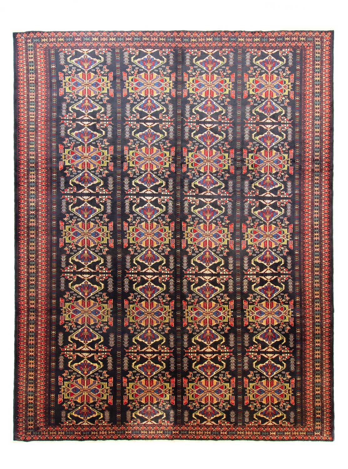 Tappeto Persero - Tabriz - 394 x 302 cm - blu