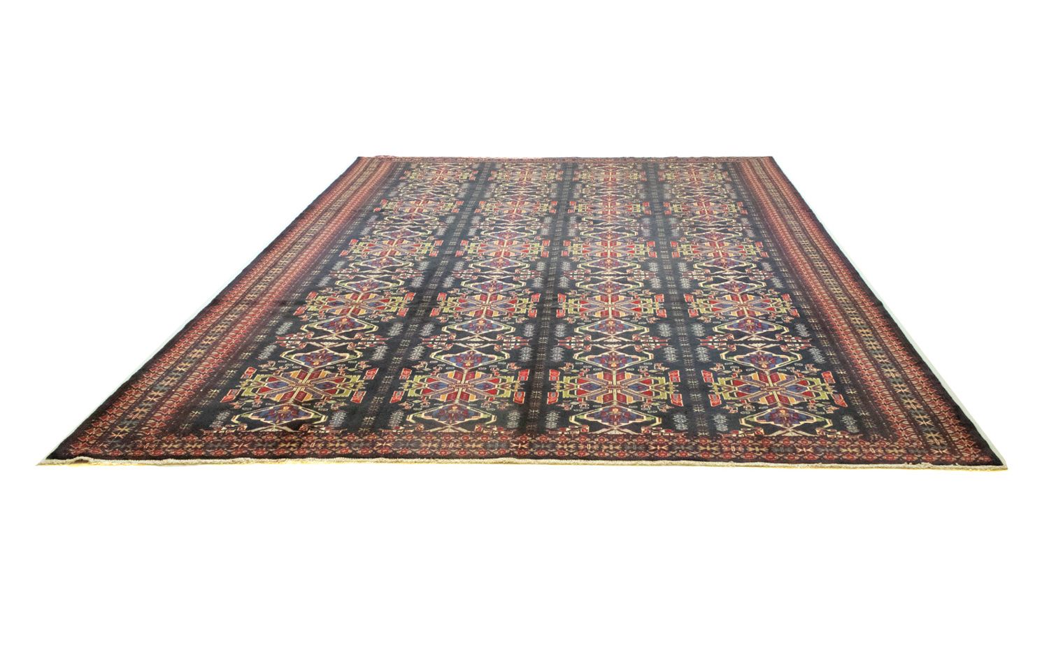 Tappeto Persero - Tabriz - 394 x 302 cm - blu