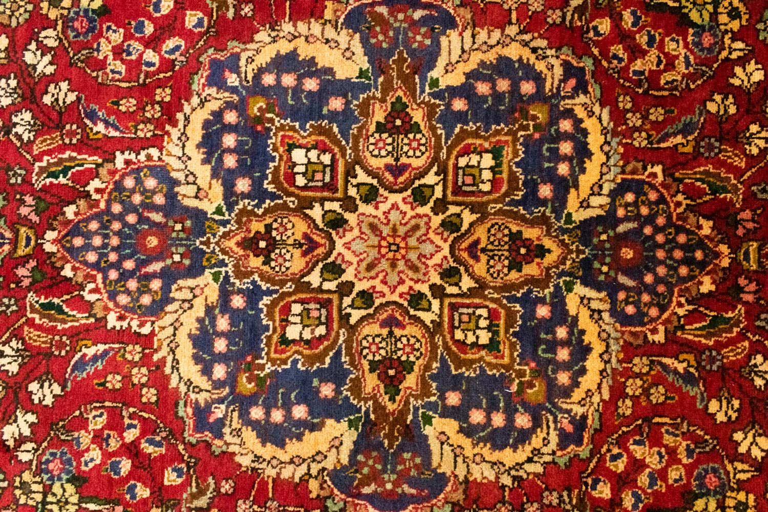 Tappeto Persero - Tabriz - 302 x 212 cm - rosso