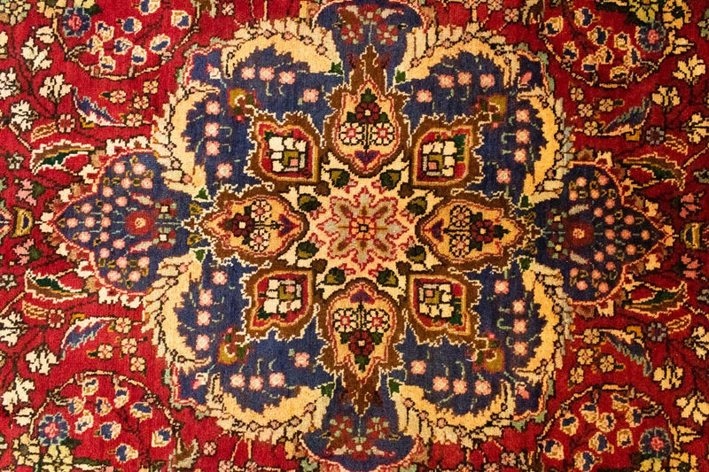 Tappeto Persero - Tabriz - 302 x 212 cm - rosso