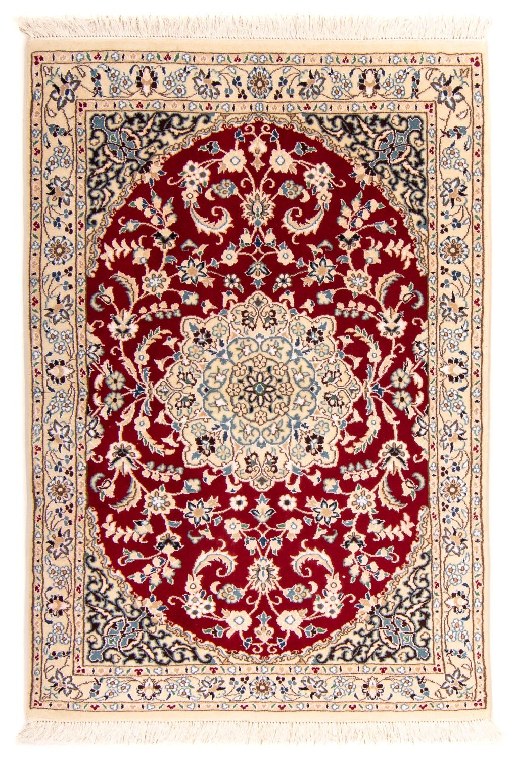 Tappeto Persero - Nain - Reale - 148 x 96 cm - rosso scuro
